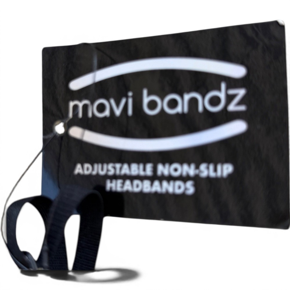 LOt if 2 Mavi Bandz Adjustable Non-Slip Headbands Watercolor & Geometric Arrow - Picture 4 of 4